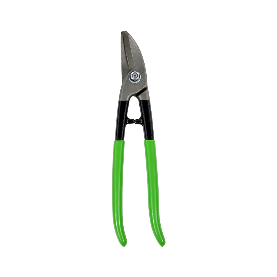Stubai Curved Circle Tin Snips – right, green PVC