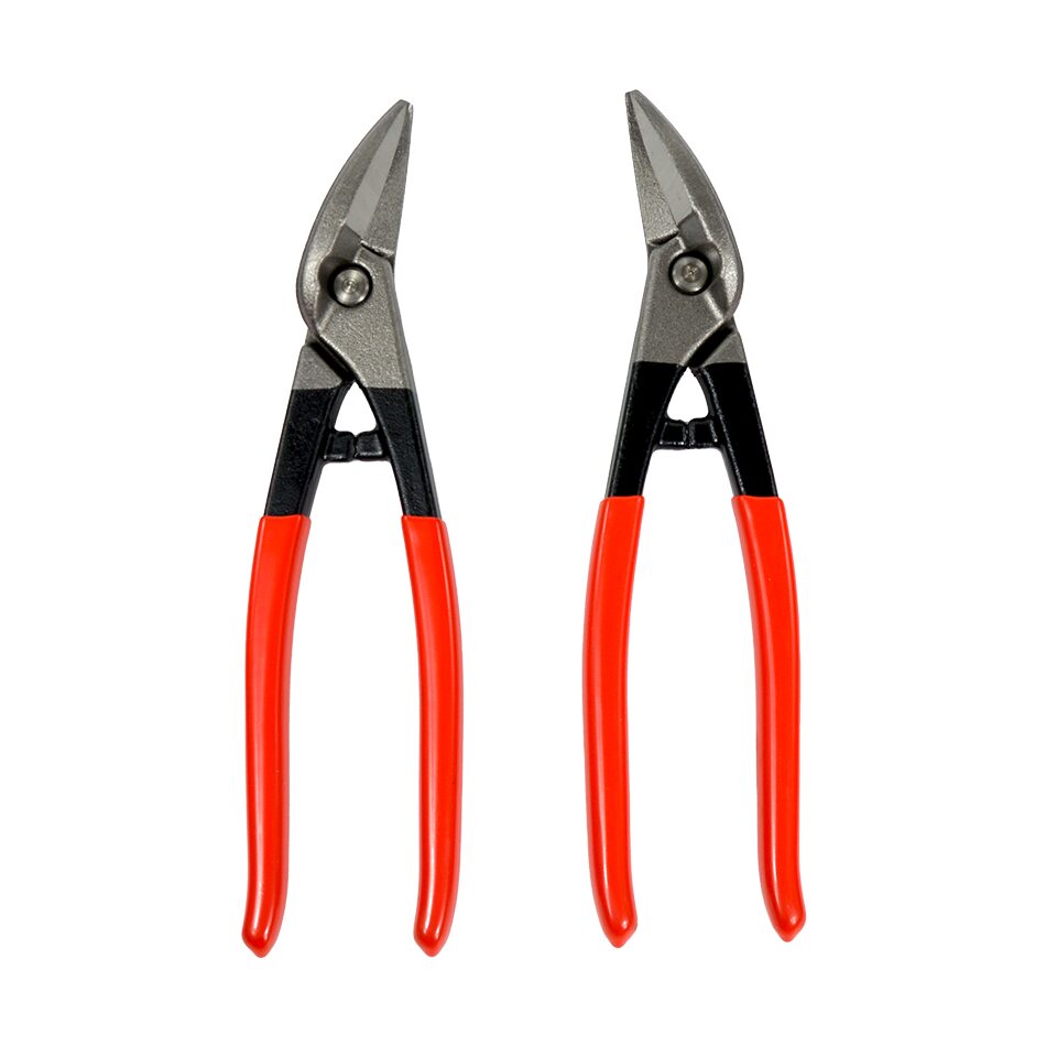 Stubai Micro Combination Tin Snips – red plastic, Mikro