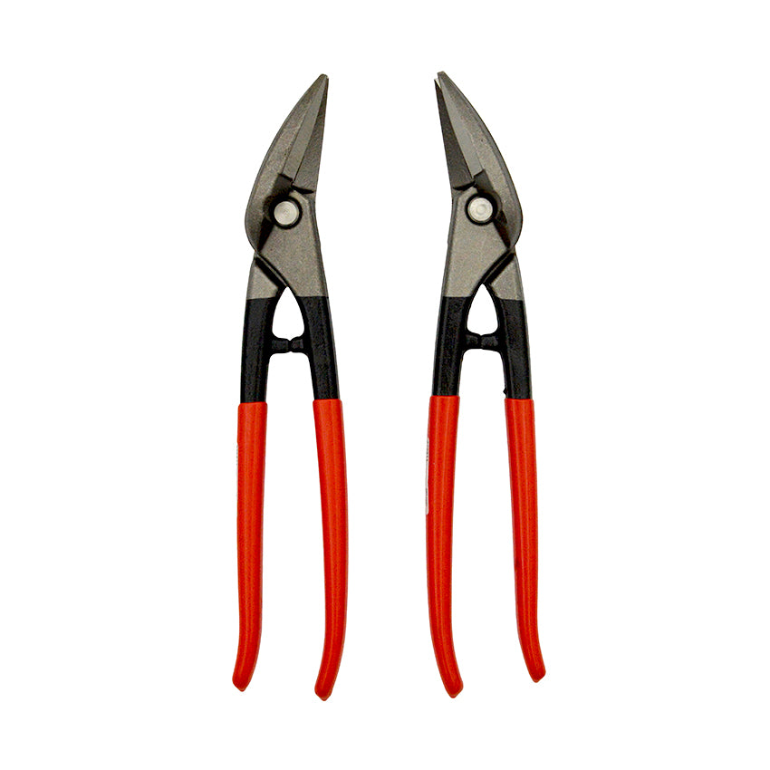 Stubai Combination Tin Snips Set – red plastic
