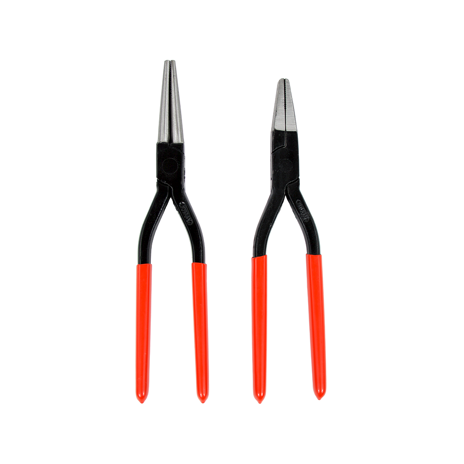 Stubai Flat Nose and Long Round Nose Plier Set – with teeth