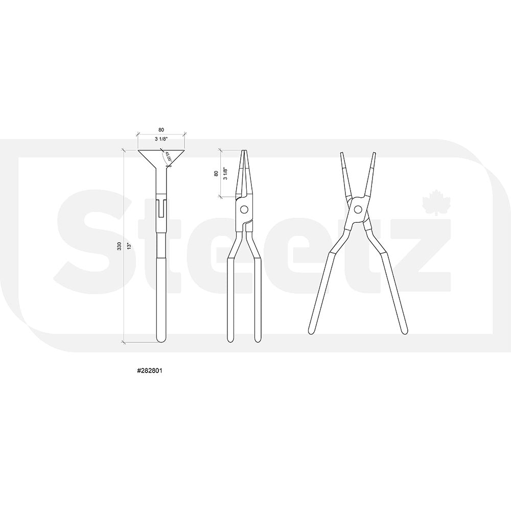 Stubai Niro Look Deep Throat Seaming Pliers – box joint