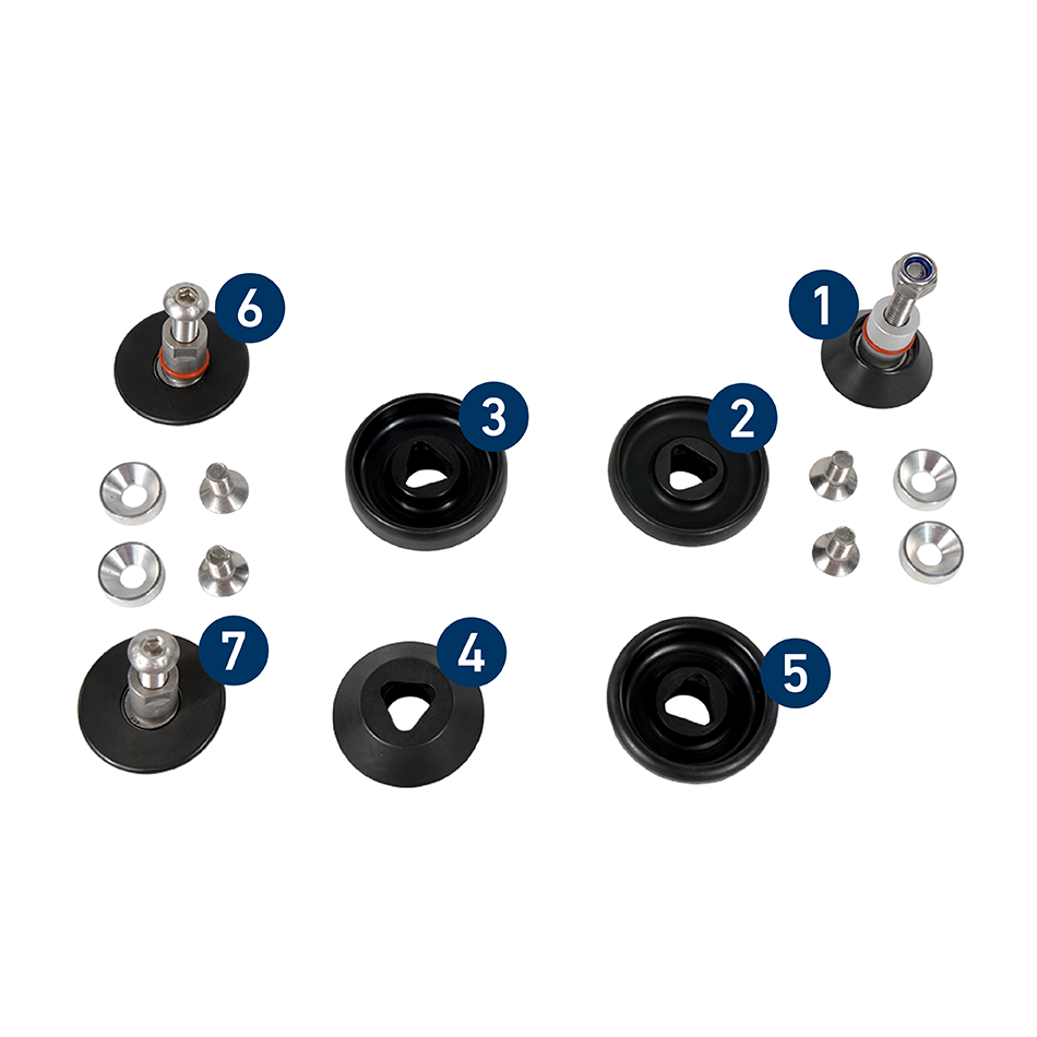 Buschmann Falzseamer II Step Replacement Wheels – Black Wheels