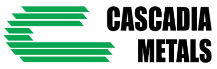 Flat sheet from Cascadia Metal LTD.