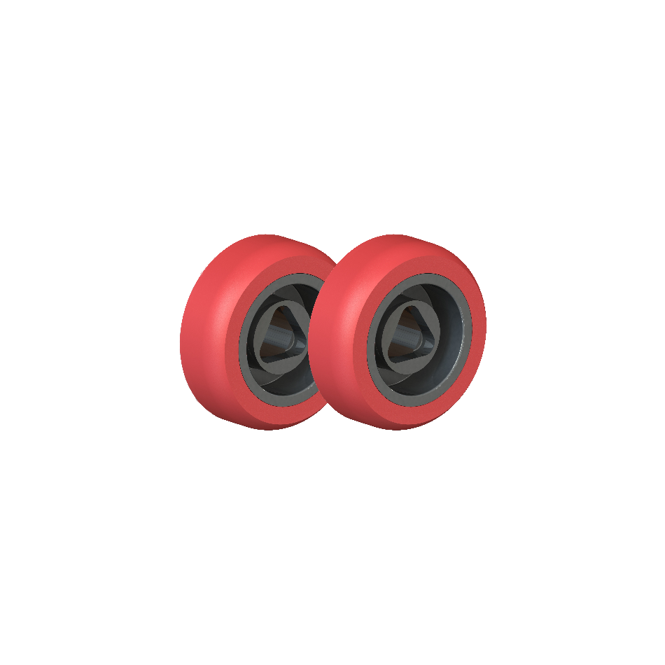 Buschmann Replacement Poly Wheels for Falzseamer II Steps – set of 2